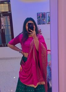 top skirt with dupatta💚