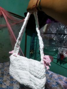 Handmade Crochet Cloudy Bag