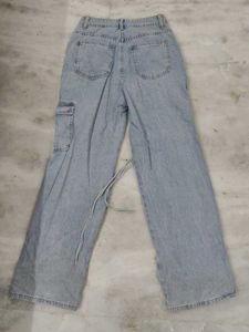 Bow Lace Denim Jeans