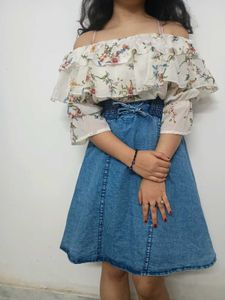 Blossom Breeze Off-Shoulder Dress