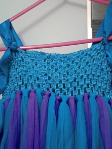 Party Wear Full Length Dress For Girls