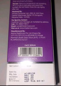 2% Salicylic Acid Serum The Derma CO