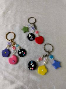 Ghibli Soot Spirits Keychain ✨