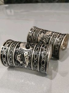 Silver Tone Cuff Bracelets
