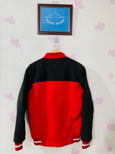 Men Red Cool Looking Full Sleeves Jacket