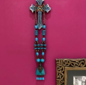 Statement Turquoise Beaded Necklace from Bhutan