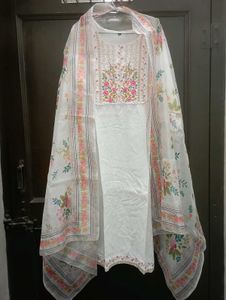 Elegant White Kurta Set