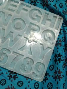 Alphabet &amp; Number Silicone Mold