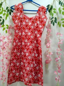 New Peach Kurta With Lining