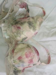 Floral Print Bra