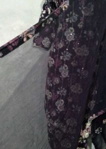 Purple Cotton Salwar Suit