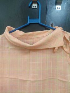 Light Orange Crop Top