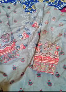 Unused Suit Set With Dupatta Last Offer