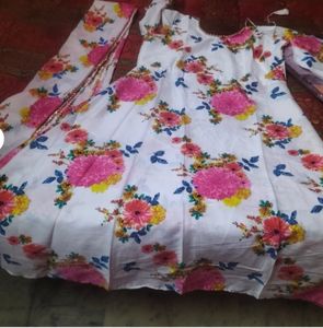 Floral Anarkali Suit