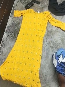 Yellow Ethnic Kurta