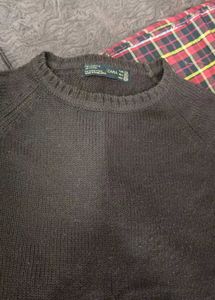 Brown Woolen Sweater For Women