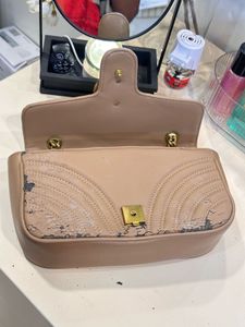 Thrifted   Gucci Mini GG Marmont Shoulder Bag used