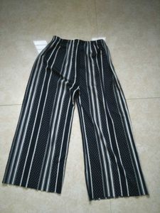 Striped Culottes Pants