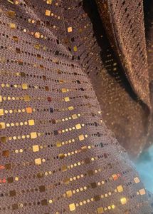 Brown Sequin Blazer