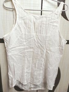 Beautiful Excellent Design White Top With Desig