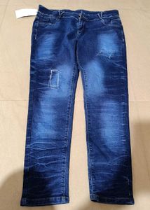 Distressed Skinny Jeans, 34 Size