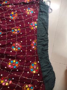 Gujrati Ethnic Skirt With Heavy Embroidery