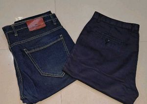 Combo  set of 5 Men's Jeans & Pants and women jean