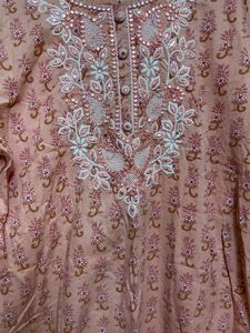 Peach Kurti