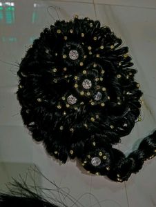 Stone juda with choti (Black)