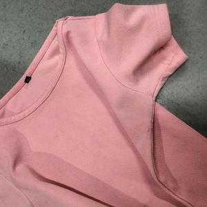 Peach colour Crop Top