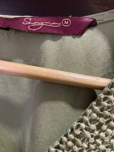 Elegant Green Tunic Top (M)