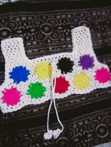 Brand New Cute Crochet Top For Baby Girls