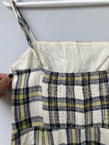 Checked Short Dress