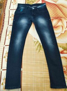 Dark Blue Denim Jeans