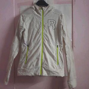 Reebok White Jacket Imported daily wear