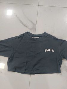 Cute Smile Crop Top