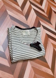 Striped A-Line Dress