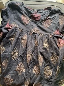 Printed Casual peplum top