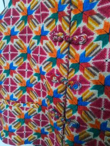 Unisex Ethnic Embroidered Waistcoat