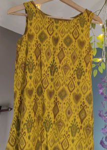 Avaasa Ikat Print Kurta