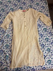 Elegant Beige Kurta
