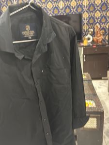 Classic Black Button-Down Shirt