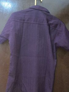 Stylish Plum Striped Shirt