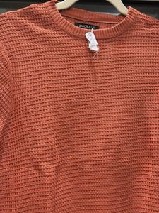 Zudio Orange Knit Sweater (S)