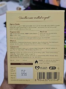 Plum Eau De Parfum Smokin&#39; Vanilla