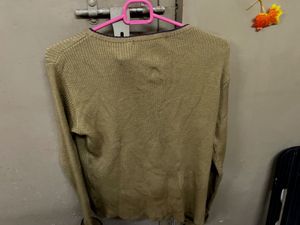 Madame Brown Buttoned Top