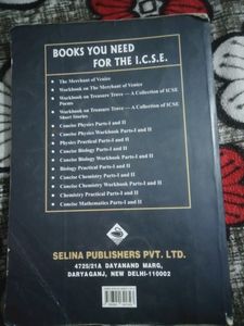 Selina Consise Mathematics Book Class 9th Icse Second Hand Book