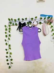 Zara Purple Top