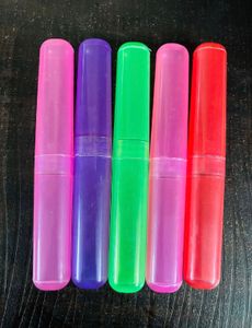 4 Piece Plastic Toothbrush Cover