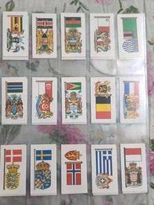 Vintage Brooke Bond Tea Cards - Flags